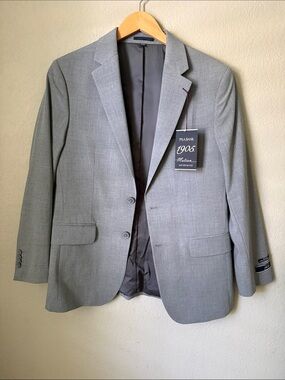 Jos. A. Bank Light Gray Two-Button Blazer